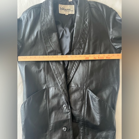 Wilsons Leather Womens Long Black Coat Shaw!
Collar Mid Length - Picture 9 of 17